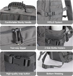 Tactical Military Backpack, Large Capacity Molle System - Image 4