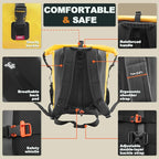 OSAH DRYPAK Waterproof Backpack Dry Bag 35L/55L/85L– Heavy Duty Roll-Top Hiking - Image 4
