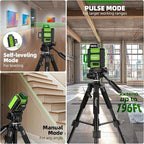 Huepar Laser Level 360° with Tall Tripod, Self Leveling Rechargeable Lazer - Image 3