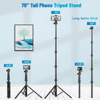 Victiv Phone Tripod, Sturdy & Stable, Adjustable Camera Stand & Selfie Stick - Image 2