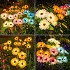 WdtPro Solar Lights Outdoor Garden Decor, 4 Pack Garden Lights - Image 7