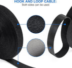 OneLeaf Fastening Cable Management Roll, Reusable Multi-Purpose Cords Management - Image 2