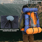 75L Hiking Backpack with Rain Cover Waterproof Camping Backpack Shoes Warehouse - Image 3