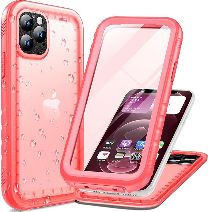 Cozycase Waterproof Case for iPhone 11 Pro Max, Shockproof Full-Body Rugged by Cozycase