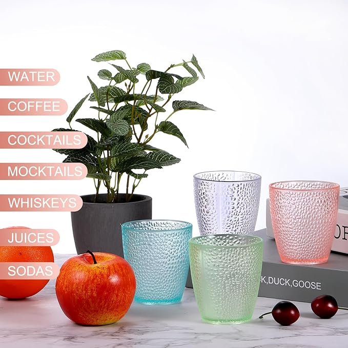 uxcell 10oz Acrylic Drinking Glasses, Transparent - Image 5