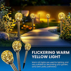 SOLPEX Solar Garden Lights String, 6 Pack Outdoor Christmas Decoration Warm - Image 5