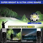 Rechargeable LED Flashlights High Lumens, 10000mAh High Powered Waterproof - Image 2