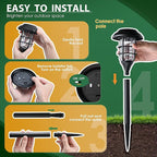 SOLPEX Solar Lights for Outside, Solar Outdoor Pathway Garden Lights Waterproof - Image 8