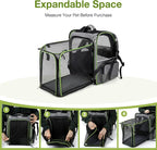 Lekebobor Large Cat Backpack Carrier Expandable Pet Carrier Backpack - Image 4