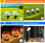 MLKNK Solar Globe Lights Outdoor Waterproof-Solar Balls-Solar Garden Lights-Orbs - Image 3