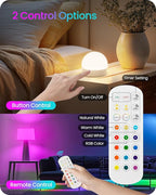 Rechargeable Light Bulbs with Remote Control, 4 Packs E12 Battery Operated - Image 9