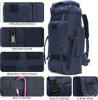 Hiking Backpack for Men 70L/100L Camping Backpack Military Rucksack Molle 3 - Image 6