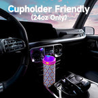 24 oz Insulated Water Bottle for Women: Meoky Stainless Steel Water Bottle - Image 8
