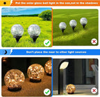 MLKNK Solar Globe Lights Outdoor Waterproof-Solar Balls-Solar Garden Lights-Orbs - Image 5