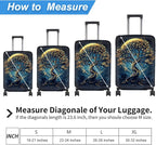 Luggage Cover Protector for 22-24 Inch Suitcases, TSA Approved Elastic Travel - Image 2