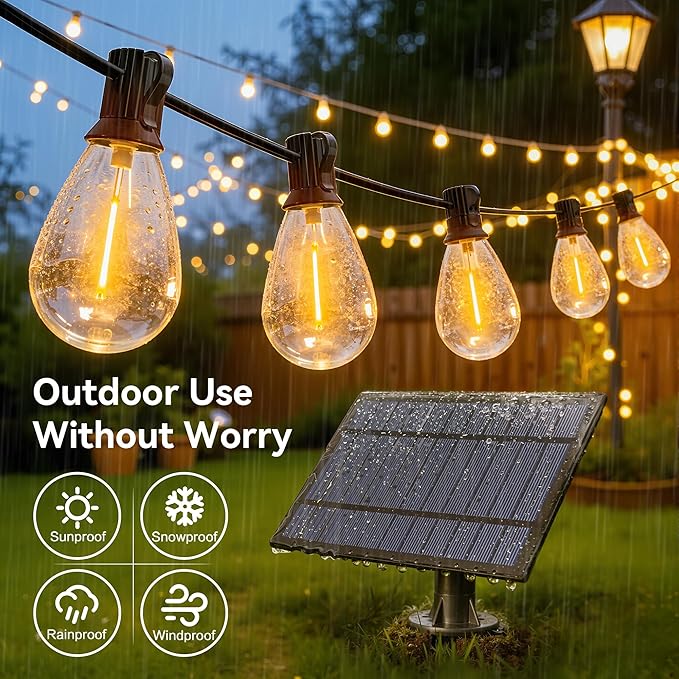 Ollny S11 50FT Solar String Lights Outdoor - Image 3