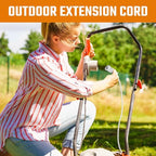 Heavy Duty Outdoor Extension Cord/Wire Power Cable, Indoor/Outdoor Power Cord - Image 3