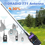 BaoFeng Radio UV-5R 8W Ham Radio 144-148Mhz/420-450Mhz + 1pcs TIDRADIO Driver - Image 3