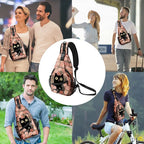 FyLybois Cat Sling Bag for Women Lightweight Crossbody Backpack Casual Daypack - Image 2
