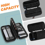 Double-Layer Electronics Organizer Travel Case - Image 2