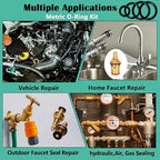 XBVV 37 Size 1075 Pcs Faucet Washers & O-Rings Kit & Plumbing Gasket 3-in-1 - Image 5