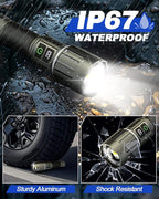 Victoper Rechargeable Flashlight, Titanium 5 Modes Zoomable Flash Light - Image 7