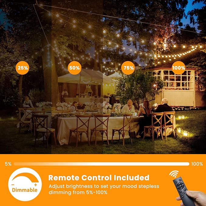 Bdrofn 300FT Solar String Lights Outdoor Waterproof, Solar Patio Lights - Image 2