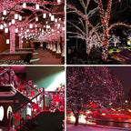 75.8 FT 200 LED Red and White Christmas Lights Outdoor Indoor, Timer & Memory - Image 7