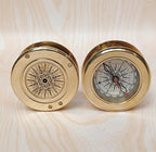 Vintage Brass Compass with Wooden Box – Antique Navigation Compass - Image 7