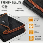 Large Military Wool Blanket - Image 6