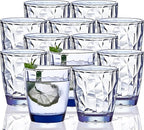 10 Oz Unbreakable Tritan Drinking Glasses Shatterproof Acrylic Glasses by VEILEDGEM
