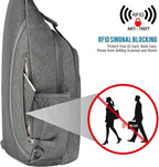 G4Free Sling Chest Bag RFID Crossbody Backpack Shoulder Bag - Image 2