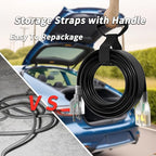PlugSaf 16/3 Gauge 200 ft Extension Cord Outdoor Black Waterproof, Cold - Image 5