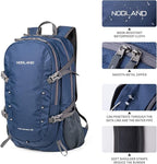 NODLAND Lightweight Backpack Travel 40L Foldable Water-Resistant Daypack - Image 6