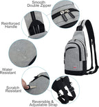 Peicees Small Sling Bag for Women Mens Convertible Crossbody Backpack Shoulder - Image 4