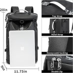 Gym Duffle Bag Waterproof black Laptop Backpack Suitable - Image 3
