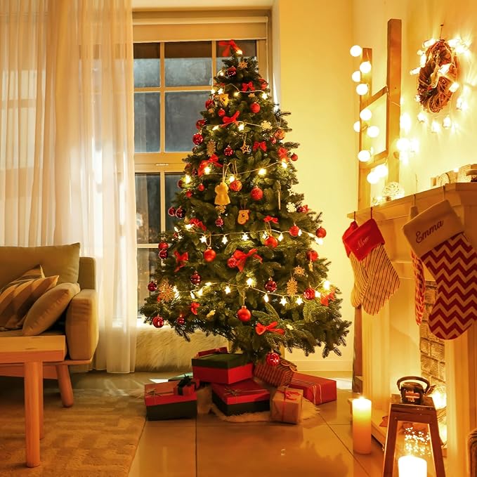 Twinkle Star 2 Pack 100 LED Star String Lights, Plug in Fairy String Lights - Image 8