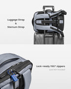 tomtoc Travel Backpack 40L, TSA Friendly Flight Approved Carry-on Luggage Hand - Image 9
