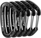 FresKaro 5pcs Nano Carabiner Clips, 8kN 1798lbs, Small Sturdy, Reliable by FresKaro