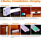 STAR-SPANGLED Under Cabinet Lighting Rechargeable, 8 inch Motion Sensor Lights - Image 3