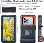 Underwater Phone Case for Snorkeling, Professional Deep Diving Waterproof Phone - Image 3