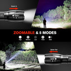 LETMY LED Tactical Flashlight S2000 - Image 4