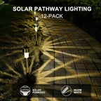 Dream Master Solar Lights Outdoor Waterproof, Stainless Steel LED Landscape - Image 3