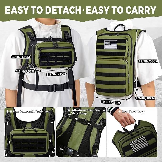 Koculemi Tactical Hydration Backpack - Image 7