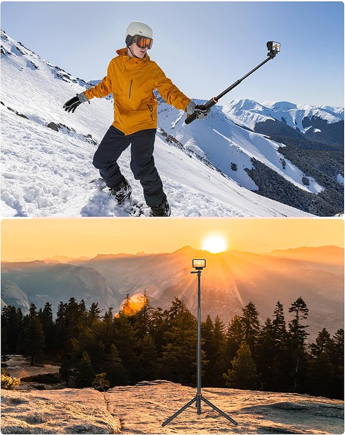 53.5" Osmo Action Selfie Stick Tripod - Image 7