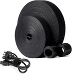 OneLeaf 2 Pack Fastening Cable Management Roll, Free Cutting Cable Straps by OneLeaf
