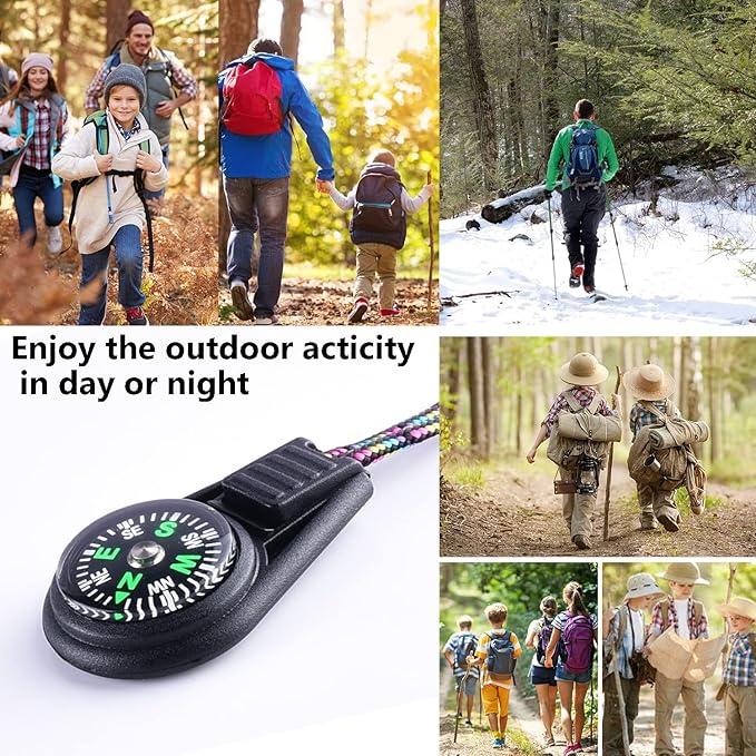25 Pack Compass for Kids Mini Compasses Bulk Kids Toy Compass for Party - Image 6