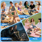 Dual Head Portable Rechargeable Fan 20000mAh Battery Powered Fan Camping - Image 7