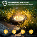 Brightown Solar Lights Outdoor Waterproof, 12 Packs LED In-Ground Lights - Image 2