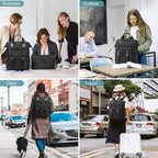 LOVEVOOK Laptop Backpack for Women Work Travel Commuter Backpack Business - Image 6